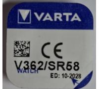 Varta V362 SR58 Pile bouton pour montre