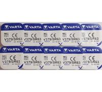 VARTA V379 SR521SW Lot de 10 Piles Bouton V379
