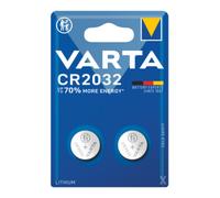 Varta VARTA Pile bouton / Pile spéciale CR2032, Type: CR2032 Quantité:2