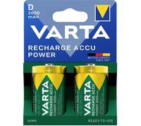 2 Piles Rechargeables D / HR20 3000mAh Varta Accu