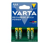 Varta Varta Varta Recharge Accu Power AAA 1,2 V/800 mAh/NiMH 56703 Blister 4 Quantité:4