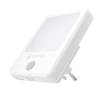 Varta Veilleuse Motion Sensor Plug Light – LED 18 lm – Détecteur de mouvement – Blanc chaud, blanc