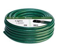 Vartco Light - Tuyau d'arrosage flexible à 3 couches - En polyester tressé croisé - Résistant aux UV - 25 bar - 30 m - Vert/noir