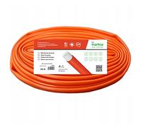 Vartco Tuyau d'évacuation flexible 2 couches pour pompe submersible résistant aux UV Orange 10 m (1 1/4" 32 mm)