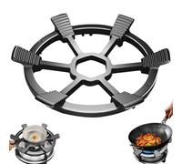 Vartegas Brûleur de cuisinière à gaz - Anneau de support pour wok - Anneau de plaque de cuisson à gaz - Support de casserole - Grille - Accessoire de plaque de cuisson à gaz avec 4 à 5 griffes (A)