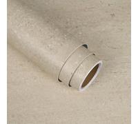 VaryStyle Papier contact à peler et à coller en marbre beige clair 40 x | Papier peint marbre beige pour comptoir de cuisine, papier de contact en granit travertin imperméable pour comptoirs