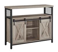 VASAGLE Buffet Cuisine, Meuble de Rangement, avec 2 Portes Coulissantes