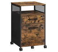 Caisson de Bureau - VASAGLE - 2 Tiroirs Verrouillables - Style Industriel