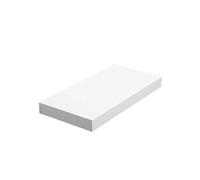 VASAGLE CUSTOS Collection - Étagère Murale, Tablette Flottante, 40 x 20 x 3,8 cm, Étagère Suspendue pour Cadres Photo, Décoration, Rangement pour Salon, Bureau, Cuisine, Blanc mat LWS24WTV1