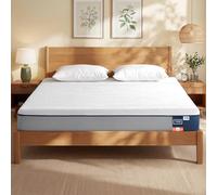 VASAGLE Matelas 2 Personnes, Mousse à Mémoire de Forme Gel, 160 x 200 cm | 20 cm d’Épaisseur, Soutien Mi-ferme sur 7 Zones, Housse Respirante, Amovible et Lavable en Machine RMZ125QZ01