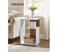 VAsAGLE petite Table dAppoint, Rangement Ouvert, Étagère, Utilisable Verticalement ou Horizontalement, Moderne, 30 x 40 x 60 cm,