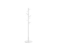 VASAGLE Portemanteau, Portant à vêtements avec 7 Crochets arrondis, Support sur Pieds en Forme d’Arbre, pour Manteaux, Chapeaux, Sacs, pour entrée, Salon, Blanc RCR07WT