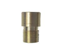 VASALAT 1185 A14 Rallonge de 10 mm pour butoir de porte Ø 14 mm Laiton poli