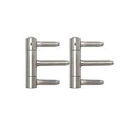 Vasalat, 3 pièces, Ø 20,86 mm, bande de porte galvanisée argentée