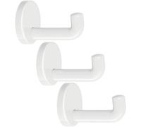 vasalat HEWI Lot de 3 crochets muraux en polyamide Blanc pur Profondeur 100 mm