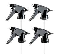 VASANA Lot de 4 flacons pulvérisateurs en plastique - Pièce de rechange anti-fuite - Tête de pulvérisation robuste - Buse de déclenchement de rechange pour bouteilles de 28 à 400 bouteilles de 453,6 g