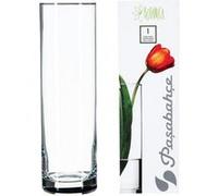 Vase cylindre ""Flora"" verre H26cm - Atmosphera Créateur d'intérieur