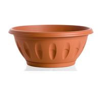 Vase À Bol 40 Cm. Avec Soucoupe En Terre Cuite 30740