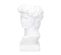 Vase à Composition David en Gypse Blanc, Buste Décoratif Créatif