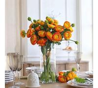 Vase à fleurs cylindrique en verre