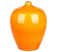 Vase à Fleurs Décoratif Grande Taille 37 cm en Terre Cuite Orange Terrasa