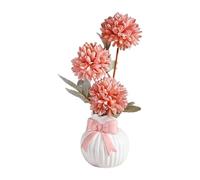 Vase À Fleurs En Forme D'arc - Récipient D'exposition Florale En Céramique, Pièce De Décoration Esthétique Élégante, Conception De Pièce Maîtresse Émaillée Lisse Avec Un Attrait Artistique Pour La Mai