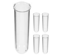 Vase à Fleurs Hydroponique en Tube à Essai Verre 5 Pièces