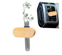 Vase à Fleurs pour Voiture - Rafraîchisseur d'air Réutilisable pour Voiture | Diffuseur Parfum Bois Décoration Intérieur Maison Camping-Car Van Hommes Femmes
