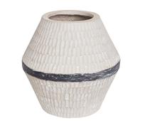 Vase à Fleurs Traditionnel Boho Jardinière Intérieur Magnésium Beige Aruncus