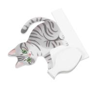 Vase à Moustaches de Chat Magnétique, Souvenir Décoratif en Acrylique | Forme de Chaton, Pince de Précision Incluse, Rangement Compact pour Maison et Casiers