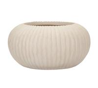Vase basse et large Mauro Ferretti Mist Beige 35x18 cm