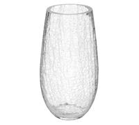 Vase bombé verre craquelé H27cm - Atmosphera Créateur d'intérieur