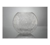 Vase boule craquelé, diamètre 20 cm, Amadeus