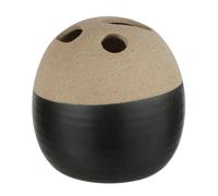 Vase Boule Déco Black Lombok 15cm Noir