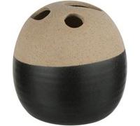 Vase Boule Déco "Black Lombok" 15cm Noir Noir G