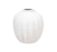 Atmosphera – Vase boule AMIA en céramique H. 28 cm Blanc