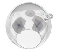Vase boule en verre à suspendre, pour plantes succulentes, terrarium, pots de fleurs, pour événements et décorations de célébration (12 cm)