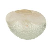 Vase Boule en Verre Sumina 13cm Beige