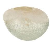Vase Boule en Verre Sumina 13cm Beige