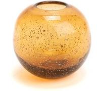 Vase boule Paillette ambre 15 cm - Lou De Castellane - Orange - Verre Orange G