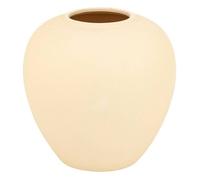 Vase boule Rily céramique beige H22cm - Atmosphera Créateur d'intérieur