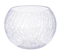 Vase boule verre craquelé H15cm - Atmosphera Créateur d'intérieur