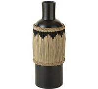 Vase Bouteille Déco "Herbes" 75cm Noir Noir G