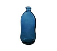 Vase Bouteille en Verre recy leu Orage H 51 cm - Atmosphera