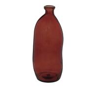 Vase Bouteille en Verre "Uly" 35cm Ambre