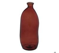 Vase bouteille ""Uly"" en verre recy 13cm ambre - Atmosphera Créateur d'intérieur