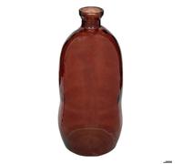 Vase bouteille ""Uly"" en verre recyclé H73cm ambre - Atmosphera Créateur d'intérieur