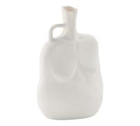 Vase Buste en Céramique "Conta" 25cm Blanc Cassé