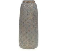 Amadeus Vase Capu 41 cm carré en résine – Gris