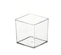 Vase carré en plastique transparent, seau à fleurs en verre imitation haute transparence, vase de fleuriste, grand vase à fleurs hydroponiques, plantes aquatiques, vase à fleurs en acrylique, cadeaux 
